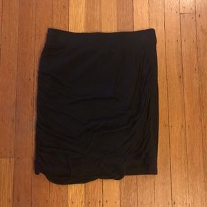 Black cotton/spandex free people skirt